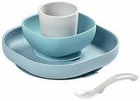 Beaba 4-Piece Silicone Dinner Set Geschirrset Pebble 4m+, Grundpreis: &euro; 8.375,-