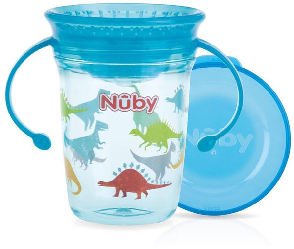 Nuby 360° Wonder Cup mit Handgriffen 240 ml blue