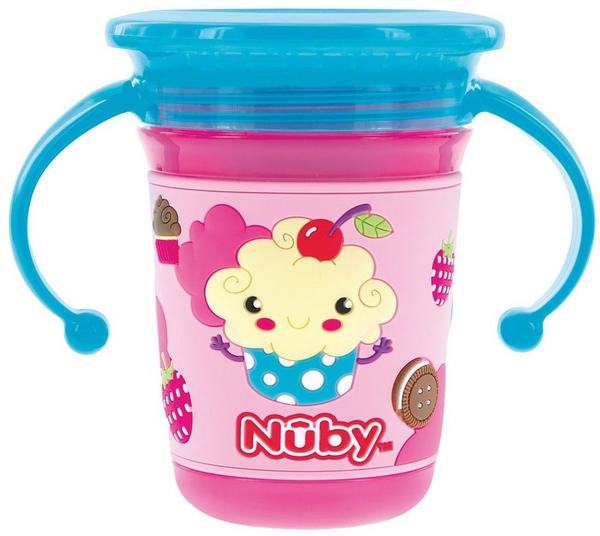 Nuby 360° Wonder Cup mit Handgriffen 240 ml candy