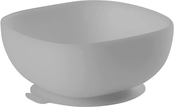 Béaba Silicon bowl with suction cup grey