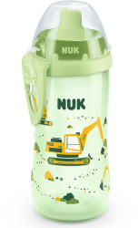 NUK First Choice Flexi Cup 300 ml mit Trinkhalm grün