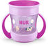 NUK Mini Magic Cup 160 ml mit Trinkrand und Deckel pink