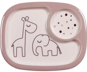 Done by Deer Yummy Mini Compartment Plate Dreamy Dots powder