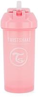 Twistshake Strohhalm-Becher 360ml Pastellrosa +6 Monate 1 St&uuml;ck