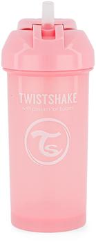 Twistshake Strohhalmbecher 360 ml rosa