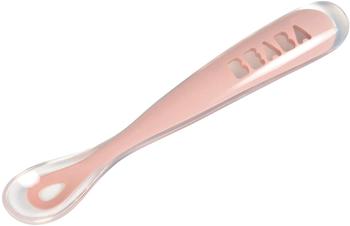 Béaba First Stage Silicone Spoon pink