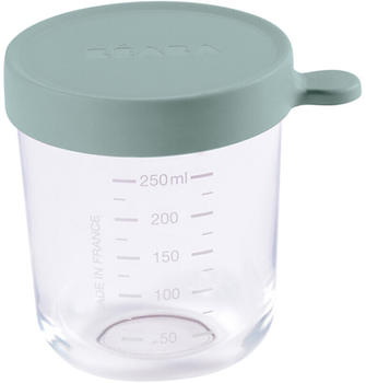 Béaba Glass storage jar 250 ml green