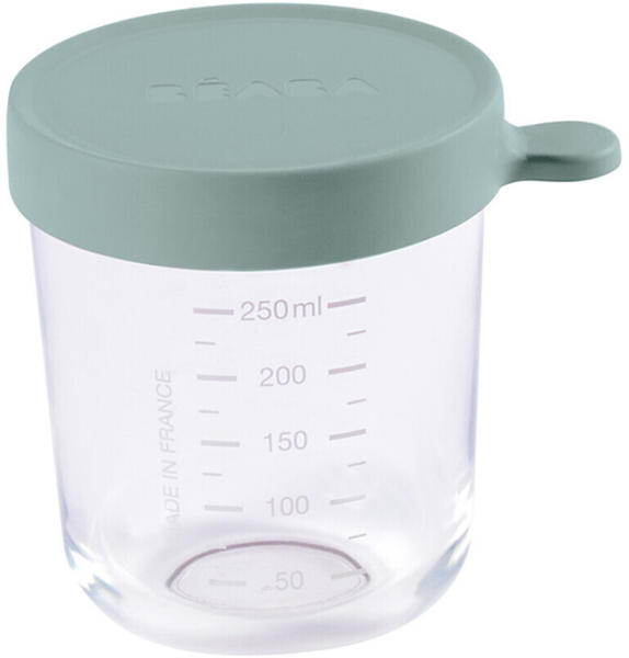 Béaba Glass storage jar 250 ml green