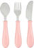Béaba Stainless Steel Cutlery -Set Of 3 old pink