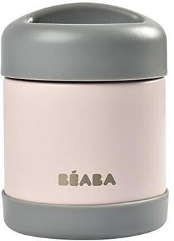 Béaba Pink grey insulated stainless steel portion