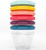 Babymoov Bowls Multicolor Schüssel mit Deckel Color 6x180 ml