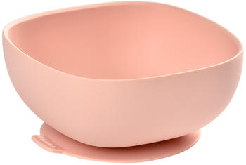 Béaba Silicon bowl with suction cup pink