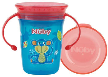 Nuby 360° Wonder Cup mit Handgriffen 240 ml monkey