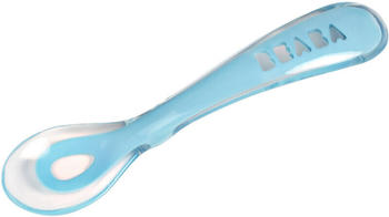 Béaba 2nd stage silicone spoons blue