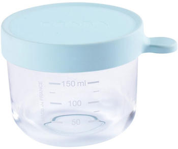 Béaba Glass storage jar 150 ml light blue