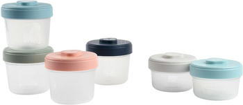 Béaba 6-portion multicoloured clip-on storage set - 1st age