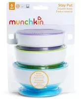 Munchkin Schalen mit Saugn&auml;pfen 3 Stk.
