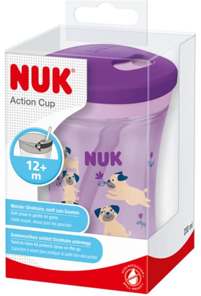NUK Action Cup 230ml mit Trinkhalm ab 12 Monate
