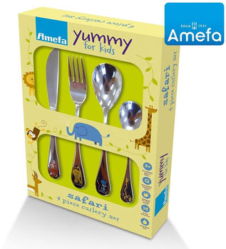 Amefa Yummy for kids Kinderbesteck 4tlg. Safari