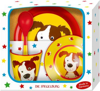 Die Spiegelburg Melamin-Geschenkset Freche Rasselbande Hund