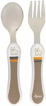 Sigikid Besteckset Löffel und Gabel HoniBoniBear