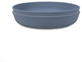 Filibabba Teller aus Silikon 2er-Pack Powder Blue
