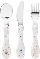 L&auml;ssig 1210073964, L&auml;ssig 3-tlg. Besteck-Set weiss