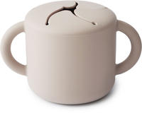 Mushie Baby Snack Cup Tasse f&uuml;r die Zwischenmahlzeit Ivory 1 St., Grundpreis:...