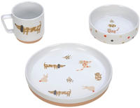 L&Auml;SSIG Kindergeschirr-Set "Little Mateys, spicy orange" rutschfest