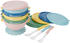 Badabulle Funcolor Bowls mit Deckel & Saugnapf