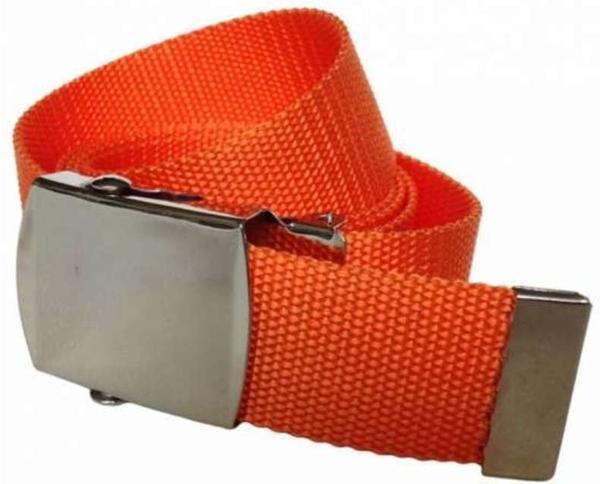 Doktor Hardstuff Kinder Gürtel mit Farbe orange