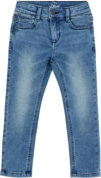 S.Oliver Boys Jeans Pelle Regular Fit Mid Rise Straight Leg Reg (2133156.54Z4) blue