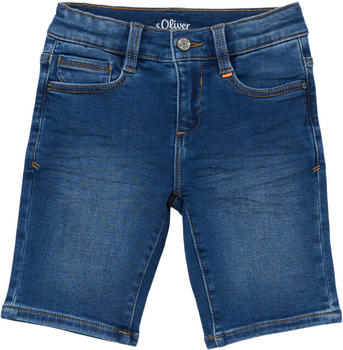 S.Oliver Boys Jeans-Bermuda Brad Slim Fit Mid Rise Slim Leg Reg (2127846.56Z2) blue