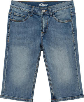 S.Oliver Boys Jeans-Bermuda Seattle Regular Fit Mid Rise Slim Leg Big (2128440.55Z2) blue