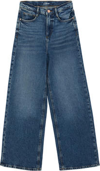 S.Oliver Girl Jeans Regular Fit Super High Rise Wide Leg Big (2140251.56Z7) blue