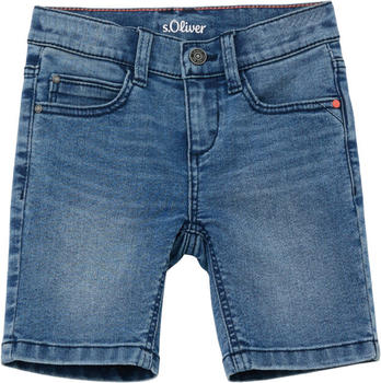 S.Oliver Girl Jeans-Bermuda Brad Slim Fit Mid Rise Slim Leg Reg (2129686.54Z6) blue