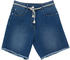 S.Oliver Girl Jeans-Bermuda Loose Fit High Rise Wide Leg Big (2129978.56Z2) blue
