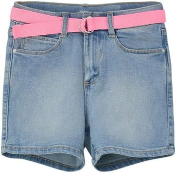 S.Oliver Jeans-Short Regular Fit Mid Rise Straight Leg Stoffgürtel (2142542) blue
