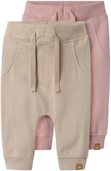 Name It Junge Mädchen Sweathose 2-Pack Nbntakki Pure Cashmere (13212948)