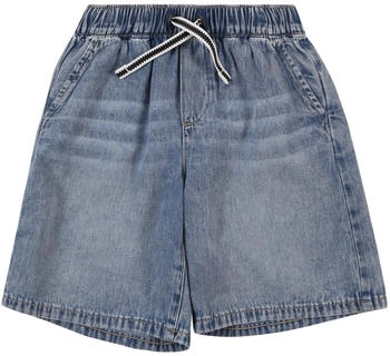 s.Oliver Bermuda-Jeans Low Rise Straight Leg Elastikbund (2145767.52Y6) blau