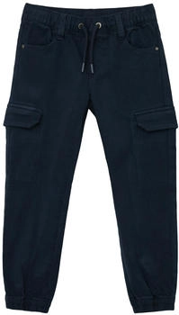 s.Oliver Jogg-Pants Pelle Regular Fit Mid Rise Straight Leg Cargotaschen (2149715.5952) blau