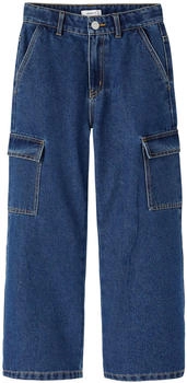 Name It Nkfrose Hw Wide Cargo Jeans 6190 Bs Noos (13220709) dark blue denim