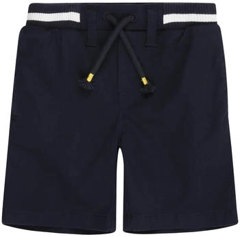 s.Oliver Bermuda aus Baumwollstretch mit Rippbund blau 2164887.5952.