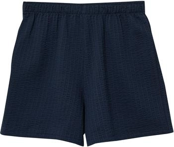 s.Oliver Strukturierte Shorts mit hohem Bund / blau 2165034.5952.