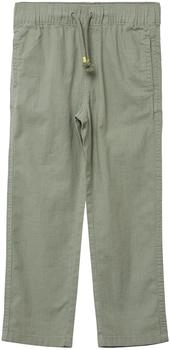 s.Oliver Relaxed-Fit-Hose aus Baumwolle in Leinen-Optik Grün 2164888.7807.