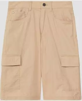 s.Oliver Cargo-Bermuda im Baggy-Style aus Baumwollstretch / Beige 2165549.8195.