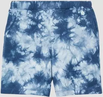 s.Oliver Loose-Fit-Bermuda in Batikoptik blau 2166505.5730.