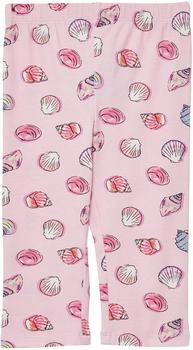 s.Oliver Capri-Leggings aus Baumwollmix mit All-over-Print Rosa 2165584.41A1.