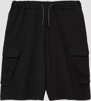 s.Oliver Bermuda mit Cargotaschen im Loose Fit / schwarz 2164640.9999.