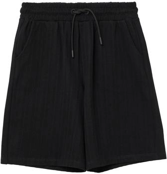 s.Oliver Bermuda im Loose Fit mit Struktur / schwarz 2164639.9999.